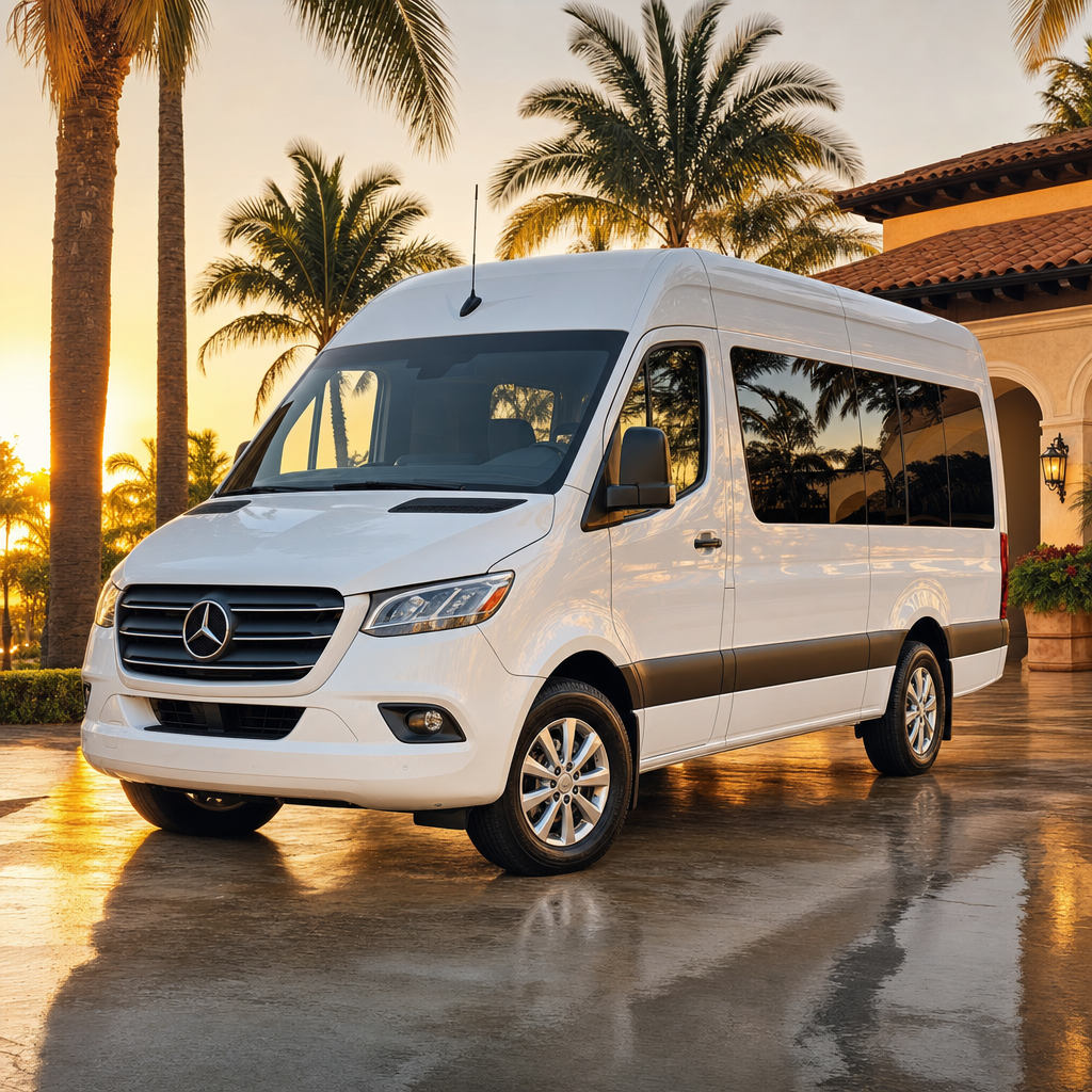 Van 12 lugares Mercedes-Benz Sprinter na Flórida